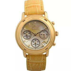 Accessories - Krug-Baumen 150574DM Mens Diamond Chronograph. Accessories - Krug-Baumen 150574DM Mens Diamond Chronograph.